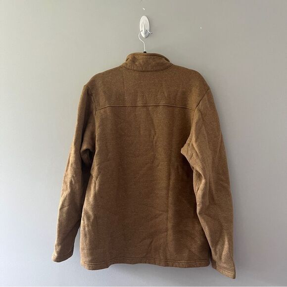 Columbia Men's Brown Pullover Sweatshirt Fleece 1/4 Zip Size Large - Picture 2 of 7